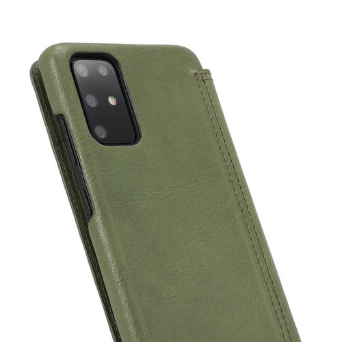 Minim Minim Book Case - Green, Samsung Galaxy S20+ Olive