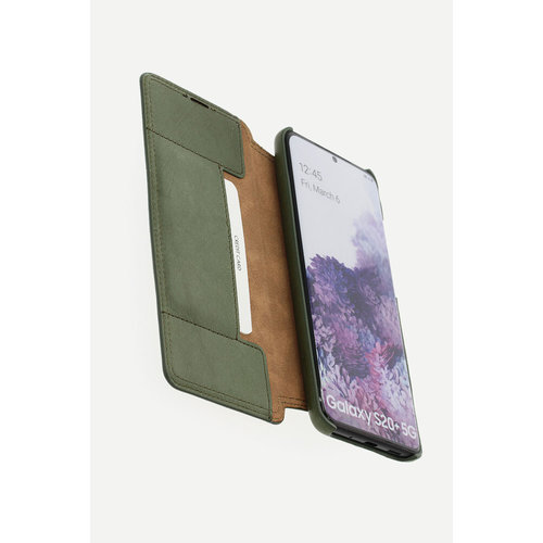 Minim Minim Book Case - Green, Samsung Galaxy S20+ Olive