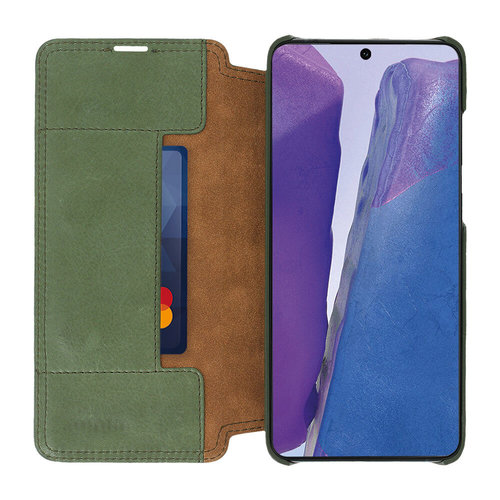 Minim Minim Book Case - Olive Green, Samsung Galaxy Note 20