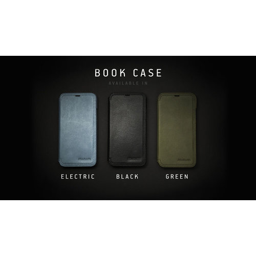Minim Minim Book Case - Olive Green, Apple iPhone 12 Pro Max