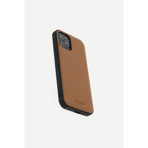 Minim Minim 2 in 1 Wallet Case - Light Brown, Apple iPhone 12 / 12 Pro