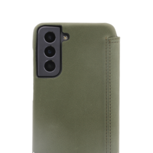 Minim Minim Book Case - Olive Green, Samsung Galaxy S21