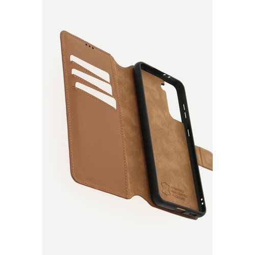 Minim Minim 2 in 1 Wallet Case - Light Brown, Samsung Galaxy S21 Plus