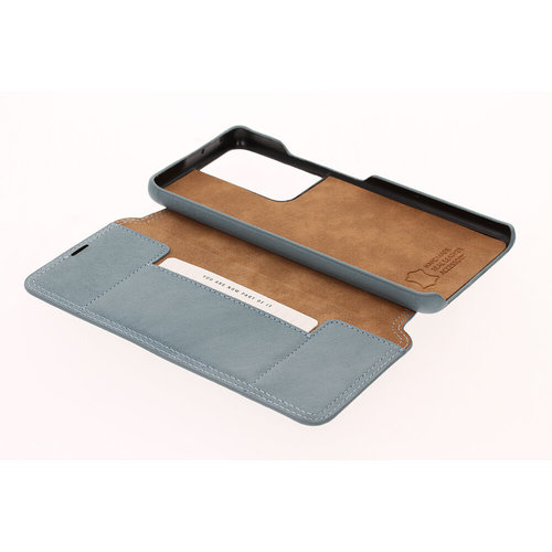 Minim Minim Book Case - Light Blue, Samsung Galaxy S21 Ultra