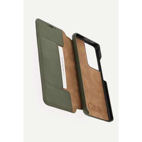 Minim Minim Book Case - Olive Green, Samsung Galaxy S21 Ultra