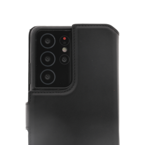 Minim Minim 2 in 1 Wallet Case - Black, Samsung Galaxy S21 Ultra