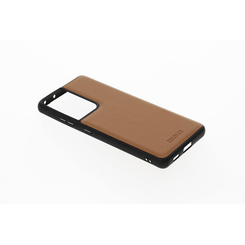 Minim Minim 2 in 1 Wallet Case - Light Brown, Samsung Galaxy S21 Ultra