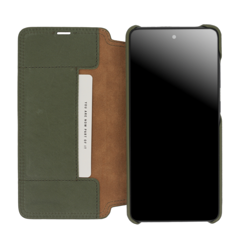 Minim Minim Book Case - Olive Green, Samsung Galaxy A42 5G