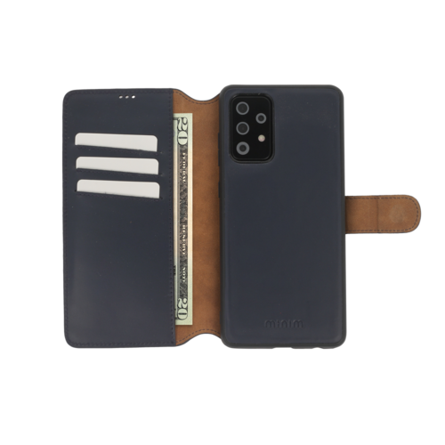 Minim Minim 2 in 1 Wallet Case - Dark Blue, Samsung Galaxy A72 4G / A72 5G