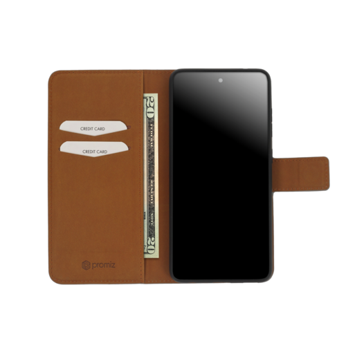 Promiz Promiz Wallet Case - Samsung Galaxy A72 4G / A72 5G, Light Grey