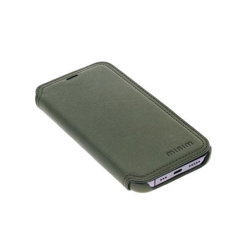 Minim Minim Book Case - Dark Olive, Apple iPhone 13