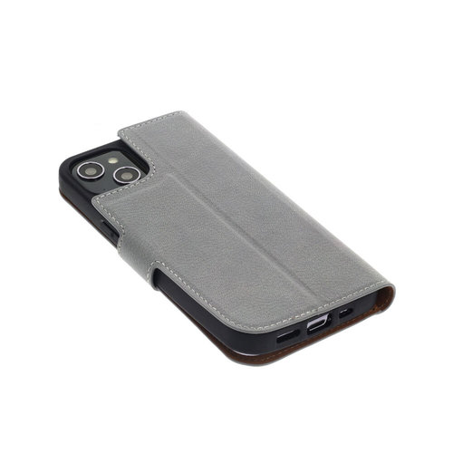 Promiz Wallet Case - Light Grey, Apple iPhone 13