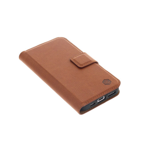 Promiz Wallet Case - Brown,  Apple iPhone 13