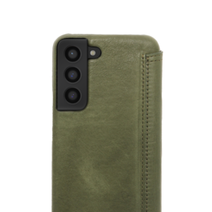 Minim Minim Book Case - Olive Green, Samsung Galaxy S22