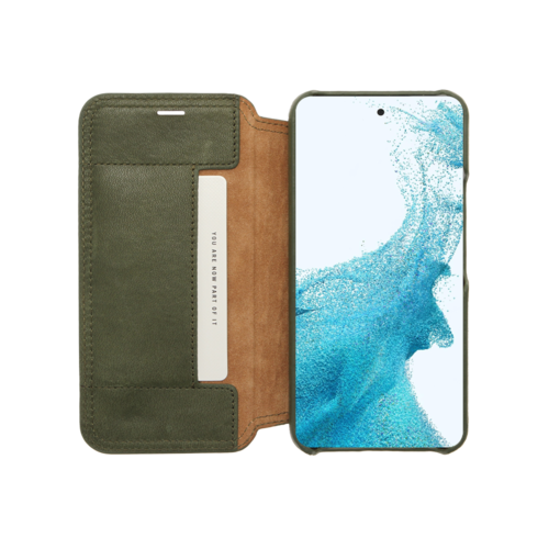 Minim Minim Book Case - Olive Green, Samsung Galaxy S22