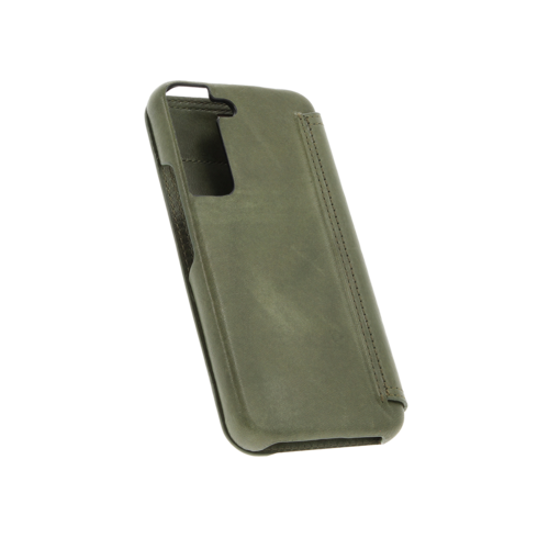 Minim Minim Book Case - Olive Green, Samsung Galaxy S22