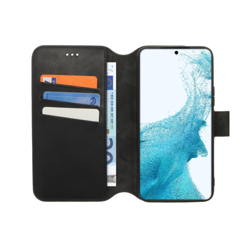 Minim Minim 2 in 1 Wallet Case - Black, Samsung Galaxy S22