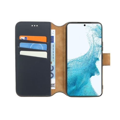 Minim Minim 2 in 1 Wallet Case - Dark Blue, Samsung Galaxy S22