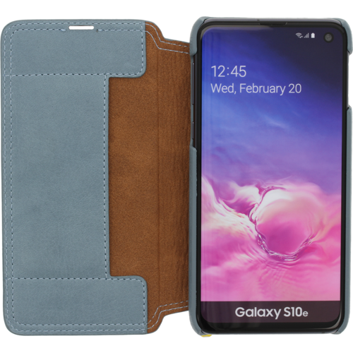 Minim Minim Book Case - Light Blue, Samsung Galaxy S10e