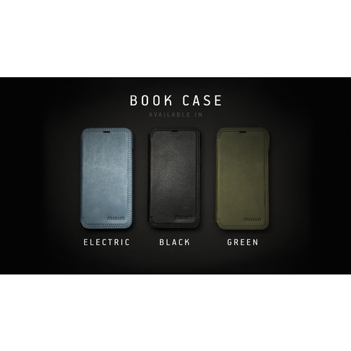 Minim Minim Book Case - Light Blue, Samsung Galaxy S9+