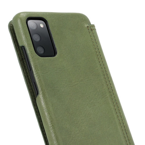 Minim Minim Book Case - Olive Green, Samsung Galaxy Note 20