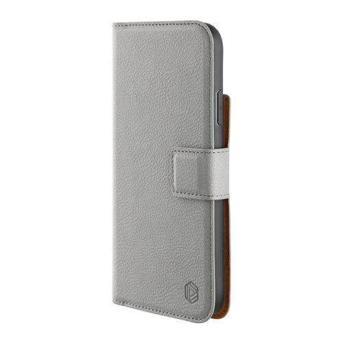 Promiz Wallet Case - Light Grey, Apple iPhone 12 mini