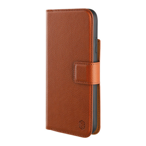 Promiz Wallet Case - Brown, Apple iPhone 12 mini