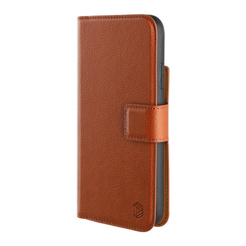 Promiz Wallet Case - Brown, Apple iPhone 12 / 12 Pro