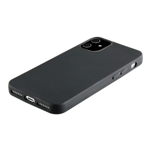 Promiz Soft Case - Matt Black, Apple iPhone 12 mini