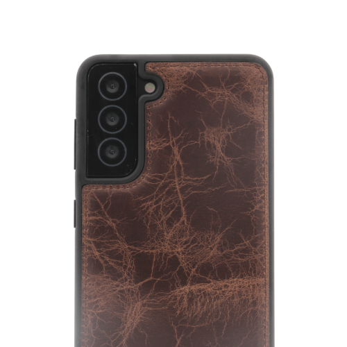 Minim Minim Backcover - Brown, Samsung Galaxy S21 Plus