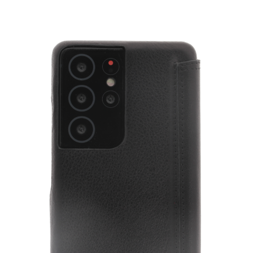 Minim Minim Book Case - Black, Samsung Galaxy S21 Ultra