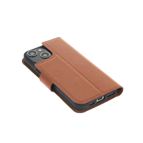 Promiz Wallet Case - Brown, Apple iPhone 13 Mini