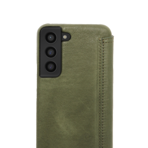 Minim Minim Book Case - Olive Green, Samsung Galaxy S22