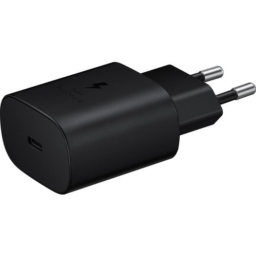 Samsung Accessoires Samsung Travel Fast Charger (USB Type-C) 2A 25W - Black (retail packaging)