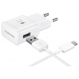 Samsung Accessoires Samsung Travel charger (USB Type-C) 2A AFC - White (retail packaging)