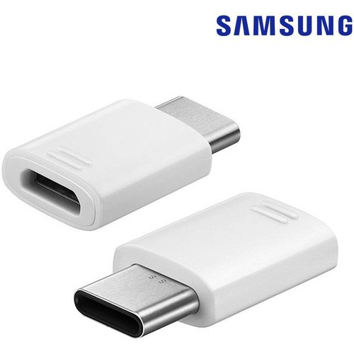 Samsung Accessoires Samsung Adapter - White, USB Type C to MicroUSB (retail packaging)