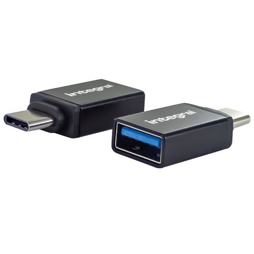 Integral USB to Type-C converter (Twin Pack)