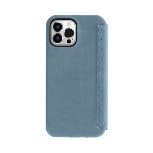 Minim Minim Book Case - Light Blue, Apple iPhone 14 Pro Max