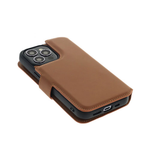 Minim Minim 2 in 1 Wallet Case - Light Brown, Apple iPhone 14 Pro