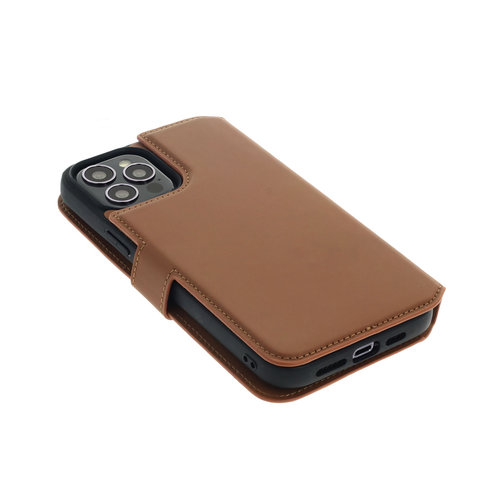 Minim Minim 2 in 1 Wallet Case - Light Brown, Apple iPhone 14 Pro Max