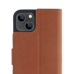 Promiz Wallet Case - Brown, Apple iPhone 14