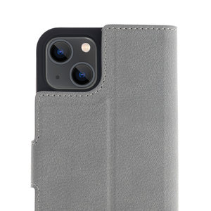 Promiz Wallet Case - Light Grey, Apple iPhone 14 Plus