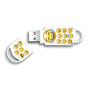 Integral 16GB USB2.0 Flash Drive, type Xpression - Emoji
