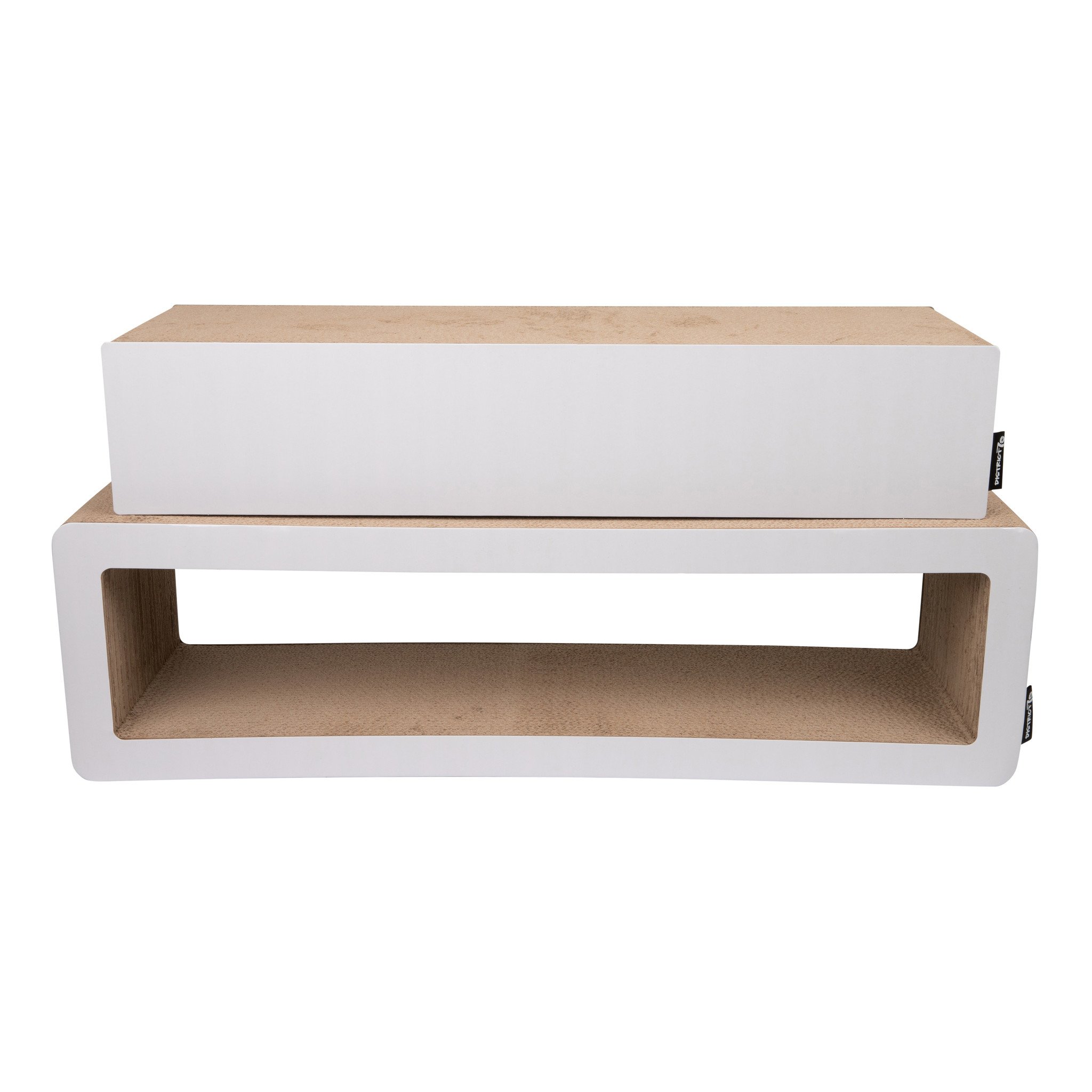 STRETCH - 2-in-1 Cardboard Cat Scratcher – Scandinavian Design - 84 x 24 x 24 cm-6