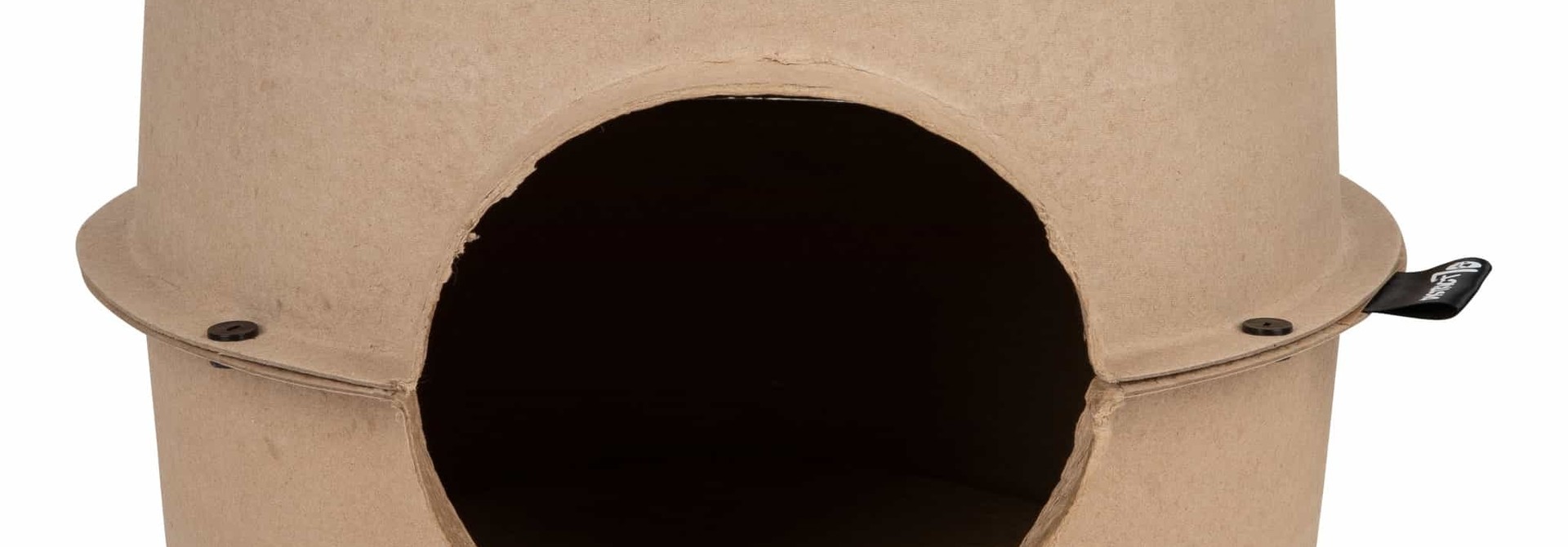BUNKER – Kartonnen Kattenhuis – Duurzaam Kattenhuis - 44 x 44 x 30 cm