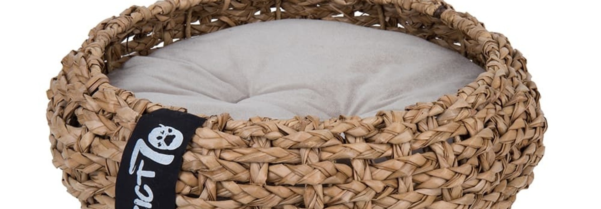 COCOON – Stijlvolle Rieten Kattenmand – Landelijk Design – 40 x 40 x 15 cm