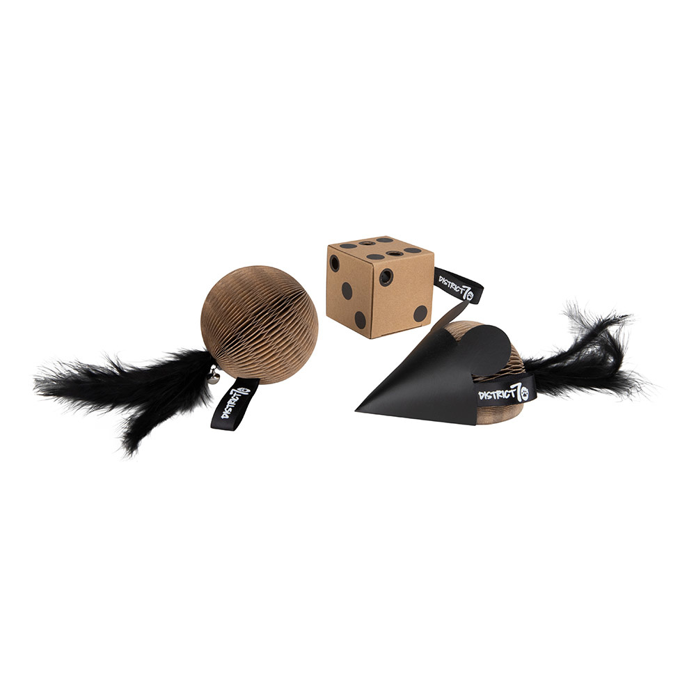 District 70  Kartonnen Kattenspeeltjes GIFT SET - District 70