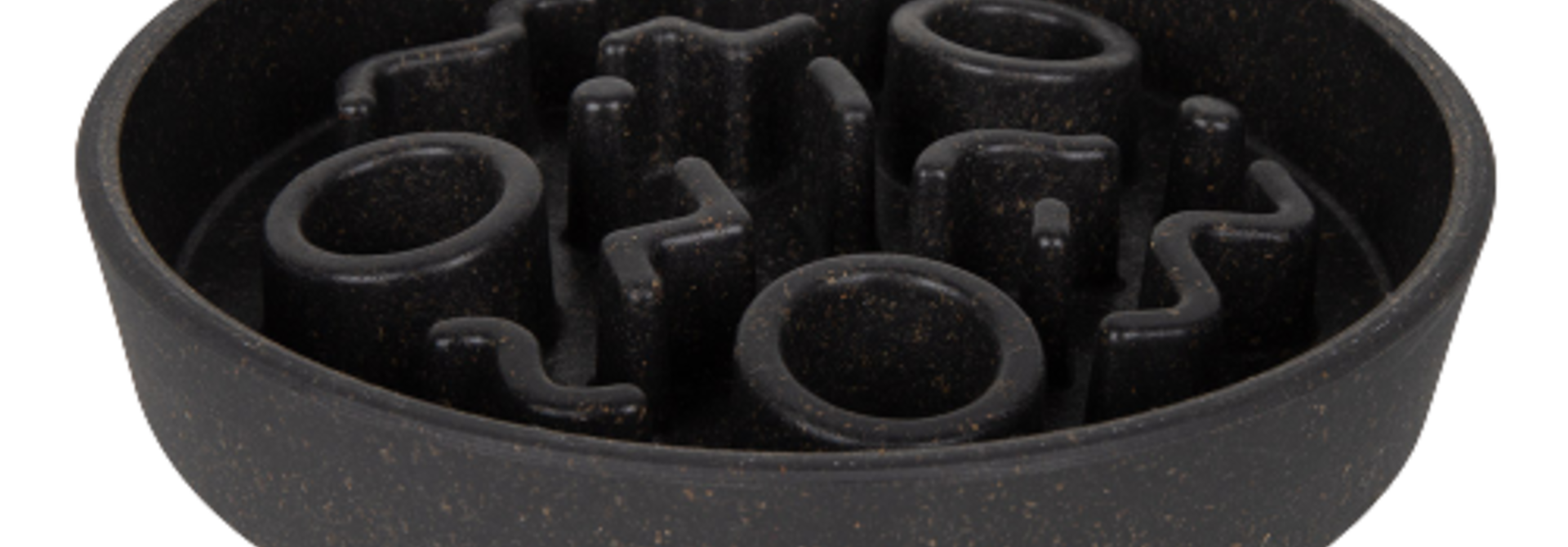 BAMBOO Cat Slow Feeder - Stylish anti-gulp bowl - Ø13,5 cm - 220 ml - Dark grey, Grey, Merengue and Ice Blue