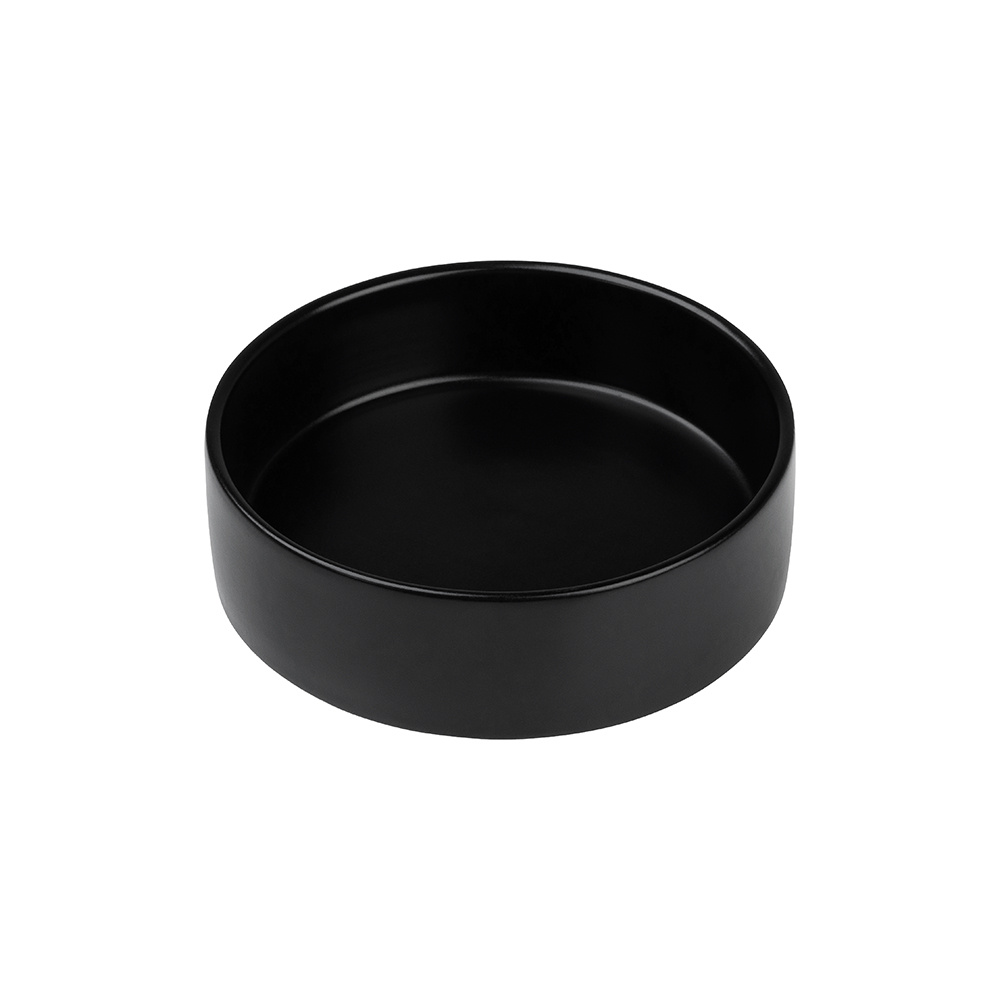 DUSK - Keramische kattenvoerbak - One Size - Zwart en Champagne-7