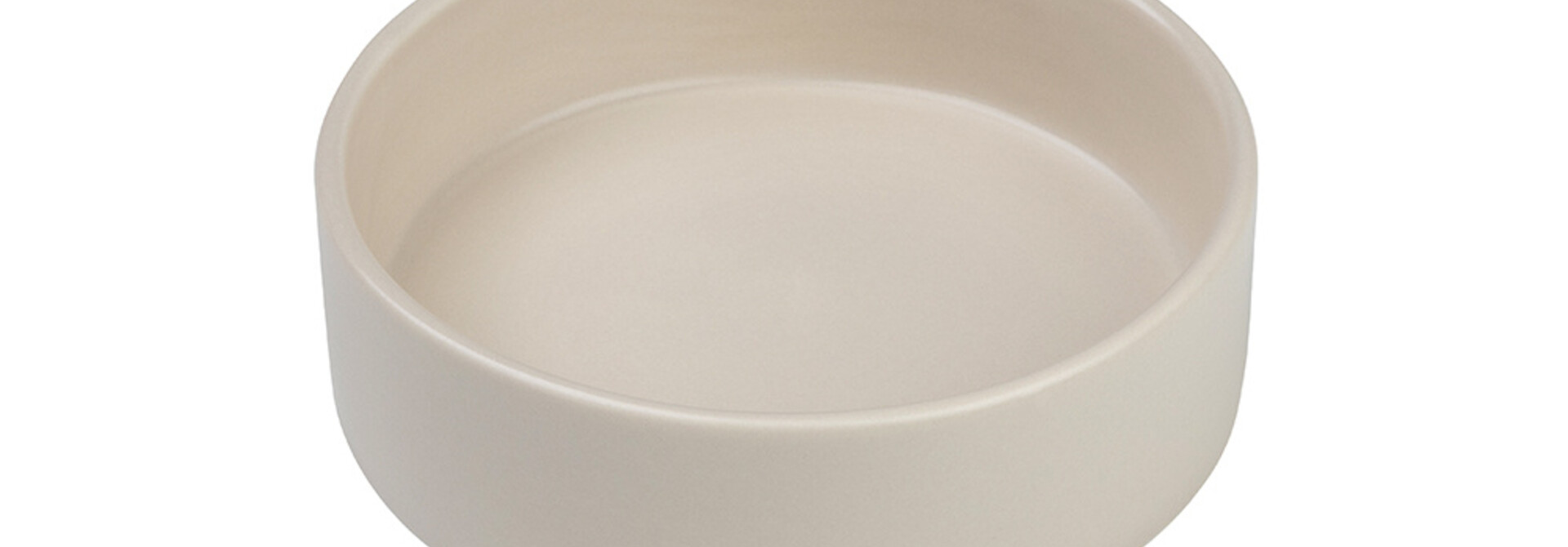 DUSK - Keramische kattenvoerbak - One Size - Zwart en Champagne